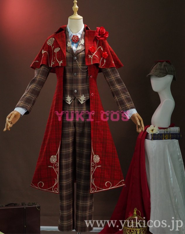 画像1: アイデンティティ5　第五人格　Identity V × The Conan Doyle　Novelist　Sherlock Holmes　小説家　ホームズ　コスプレ衣装　送料無料　 (1)