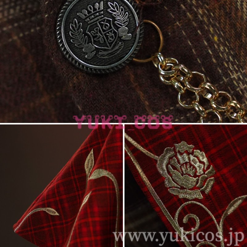 画像9: アイデンティティ5　第五人格　Identity V × The Conan Doyle　Novelist　Sherlock Holmes　小説家　ホームズ　コスプレ衣装　送料無料　 (9)