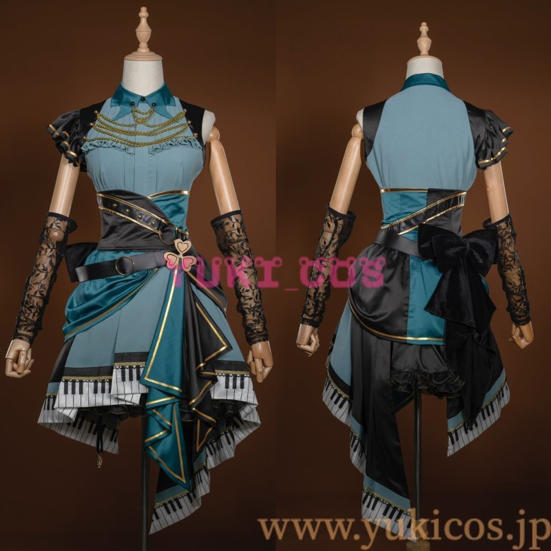 画像1: プロジェクトセカイ　プロセカ　Darkness Festaガチャ　おまんじゅうでリラックス　日野森雫　ファシネイティング・アイドル　コスプレ衣装　送料無料 (1)