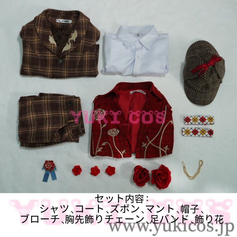 画像2: アイデンティティ5　第五人格　Identity V × The Conan Doyle　Novelist　Sherlock Holmes　小説家　ホームズ　コスプレ衣装　送料無料　 (2)