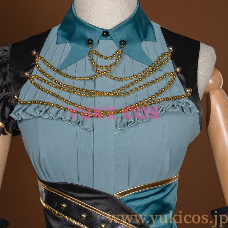 画像4: プロジェクトセカイ　プロセカ　Darkness Festaガチャ　おまんじゅうでリラックス　日野森雫　ファシネイティング・アイドル　コスプレ衣装　送料無料 (4)