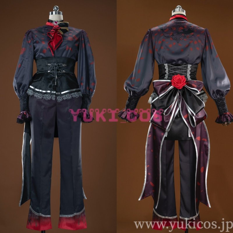 画像1: プロジェクトセカイ　プロセカ　静かな図書室で　Icy rose-lady　朝比奈まふゆ　コスプレ衣装　送料無料 (1)