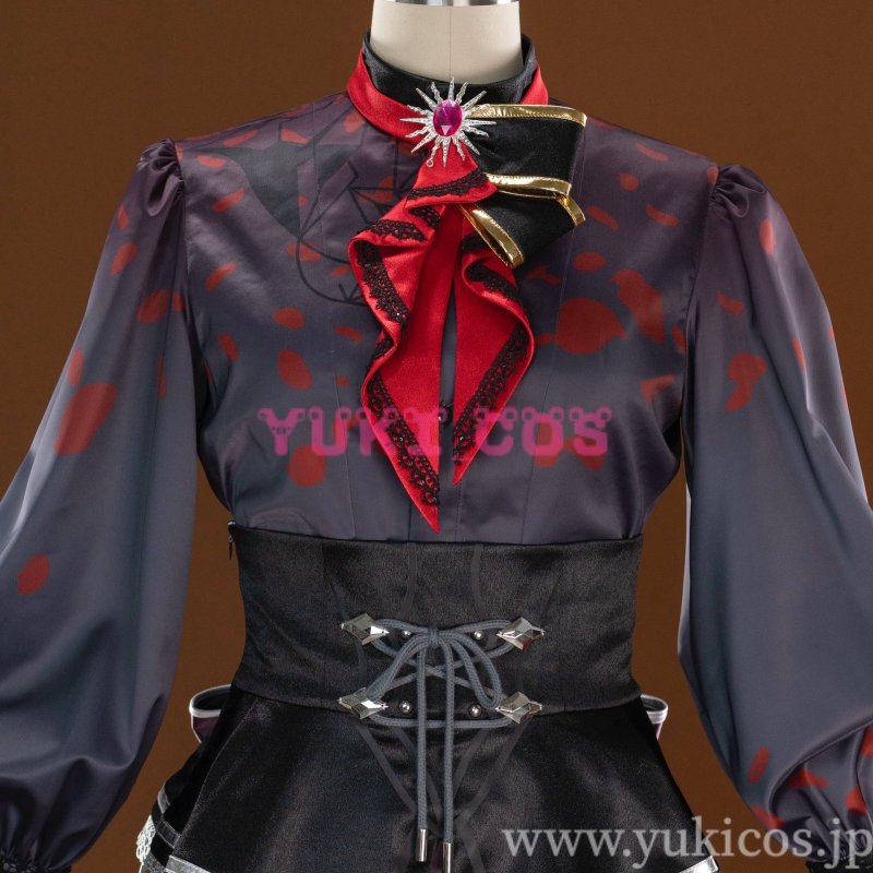 画像4: プロジェクトセカイ　プロセカ　静かな図書室で　Icy rose-lady　朝比奈まふゆ　コスプレ衣装　送料無料 (4)