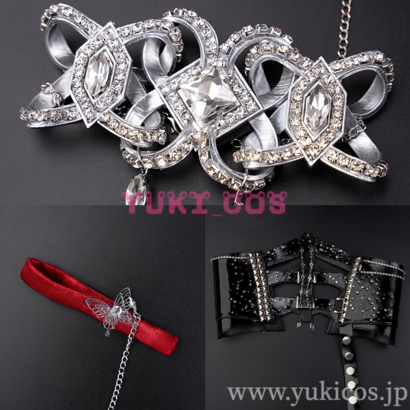 画像12: 恋と深空　Love and Deepspace　ハンターさん　女主人公　MC outfit　midnight blossom　コスプレ衣装　送料無料 (12)