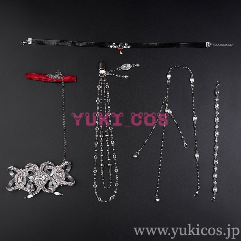 画像16: 恋と深空　Love and Deepspace　ハンターさん　女主人公　MC outfit　midnight blossom　コスプレ衣装　送料無料 (16)