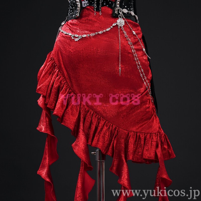 画像9: 恋と深空　Love and Deepspace　ハンターさん　女主人公　MC outfit　midnight blossom　コスプレ衣装　送料無料 (9)