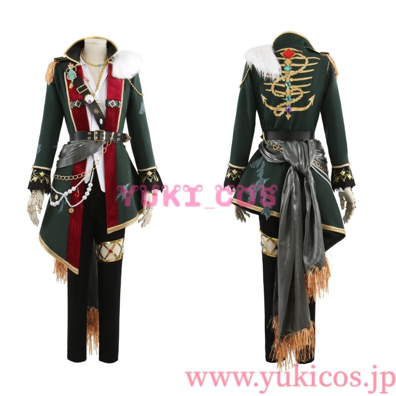 画像1: あんさんぶるスターズ！！　あんスタMusic　感謝祭！幻に眠るVelvet Ship　幽霊船のキャプテン　羽風薫　幽霊船の秘密　朔間零　幽霊船の航路　大神晃牙　幽霊船の行方　乙狩アドニス　コスプレ衣装　送料無料 (1)