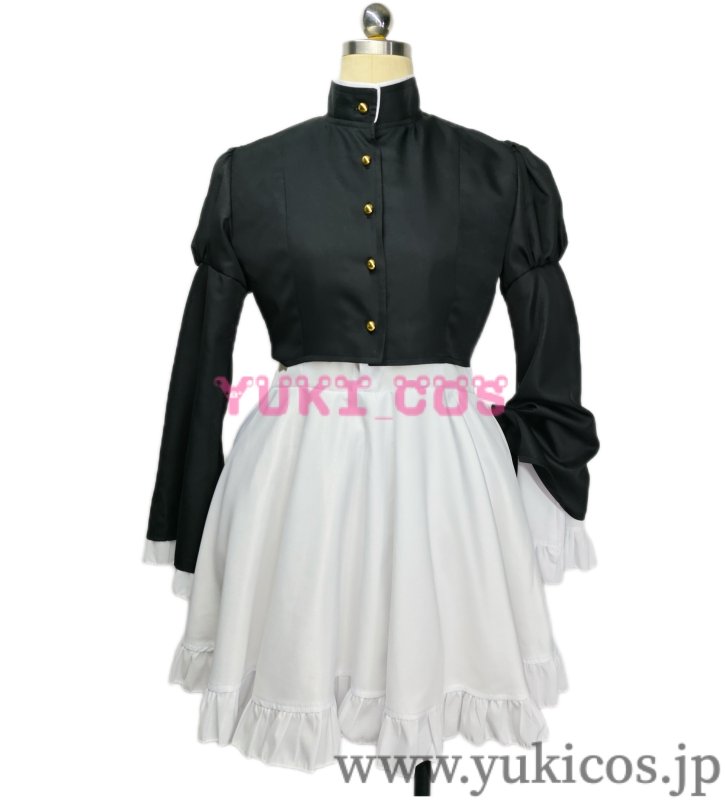 画像6: メイド教育　琉璃川椿　メイド服　コスプレ衣装　送料無料 (6)