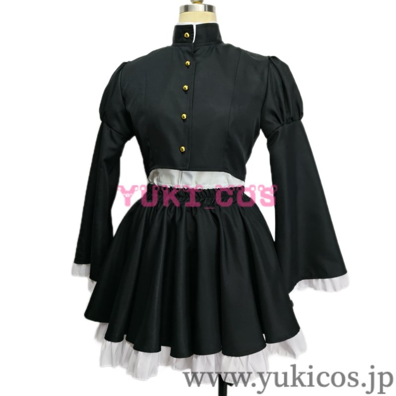 画像7: メイド教育　琉璃川椿　メイド服　コスプレ衣装　送料無料 (7)