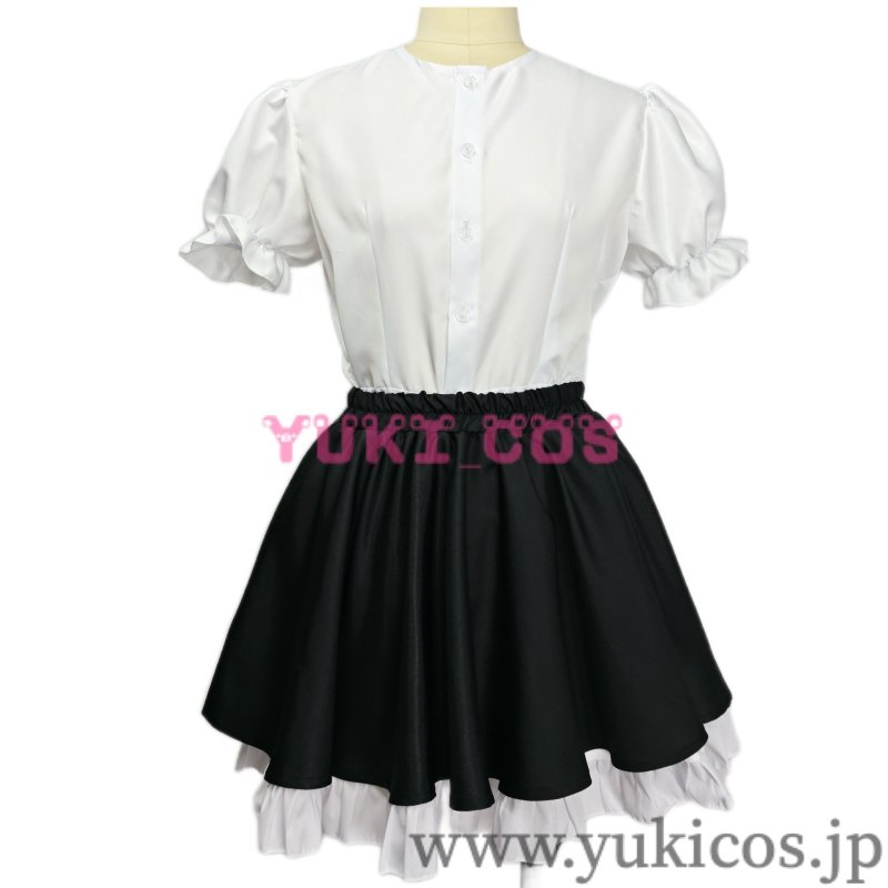 画像5: メイド教育　琉璃川椿　メイド服　コスプレ衣装　送料無料 (5)