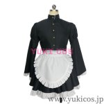 画像1: メイド教育　琉璃川椿　メイド服　コスプレ衣装　送料無料 (1)