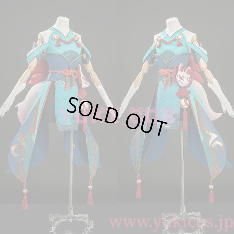 画像4: オーバーウォッチ2　Overwatch2　Inari Kiriko　稲荷キリコ　コスプレ衣装　送料無料 (4)