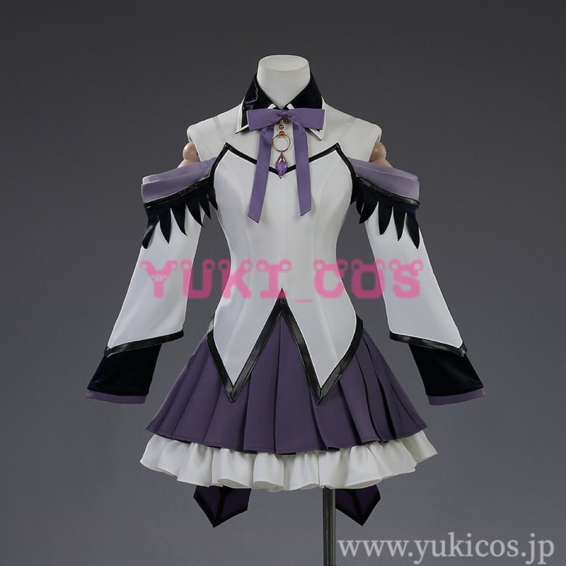 画像1: 魔法少女まどか☆マギカ　まどマギ　暁美ほむら　コスプレ衣装　送料無料 (1)