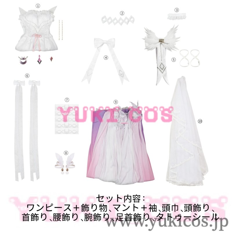 画像2: 原神　Genshin　げんしん　Columbia　コロンビーナ　月の少女　少女　Fes 2026　コスプレ衣装　送料無料 (2)