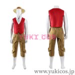 画像1: Netflixシリーズ実写版ONE PIECE　ワンピースシーズン2　ルフィ　コスプレ衣装　送料無料 (1)