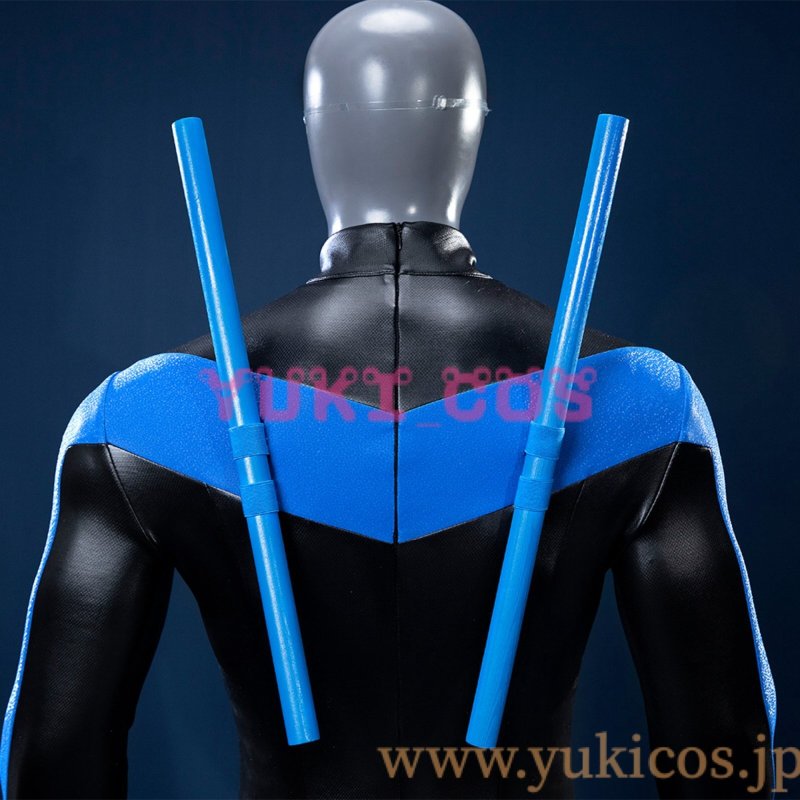 画像8: バットマン　ディック・グレイソン　Nightwing　ナイトウィング　コスプレ衣装　送料無料 (8)
