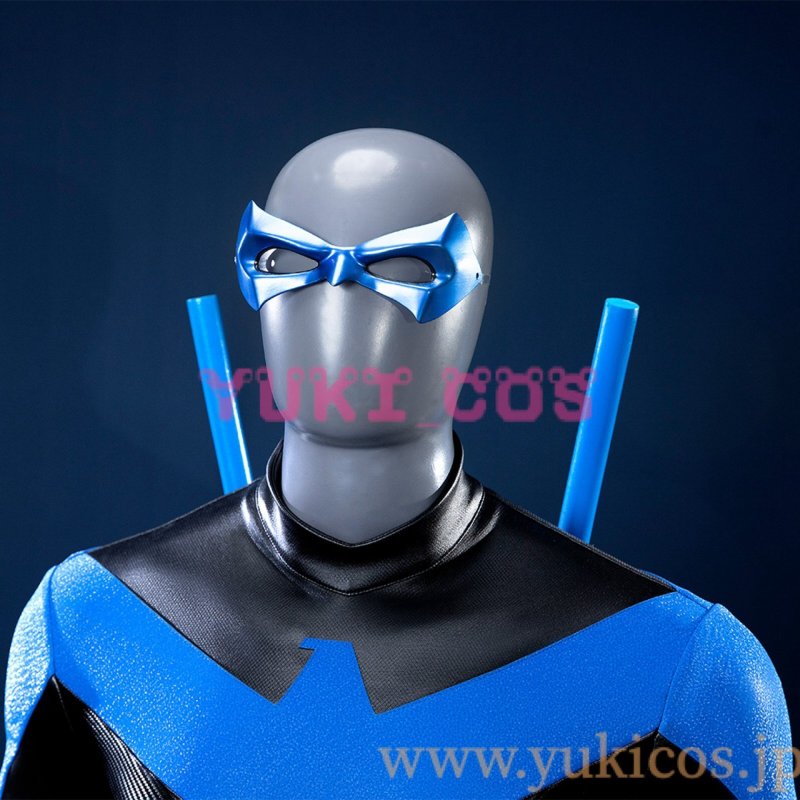 画像4: バットマン　ディック・グレイソン　Nightwing　ナイトウィング　コスプレ衣装　送料無料 (4)