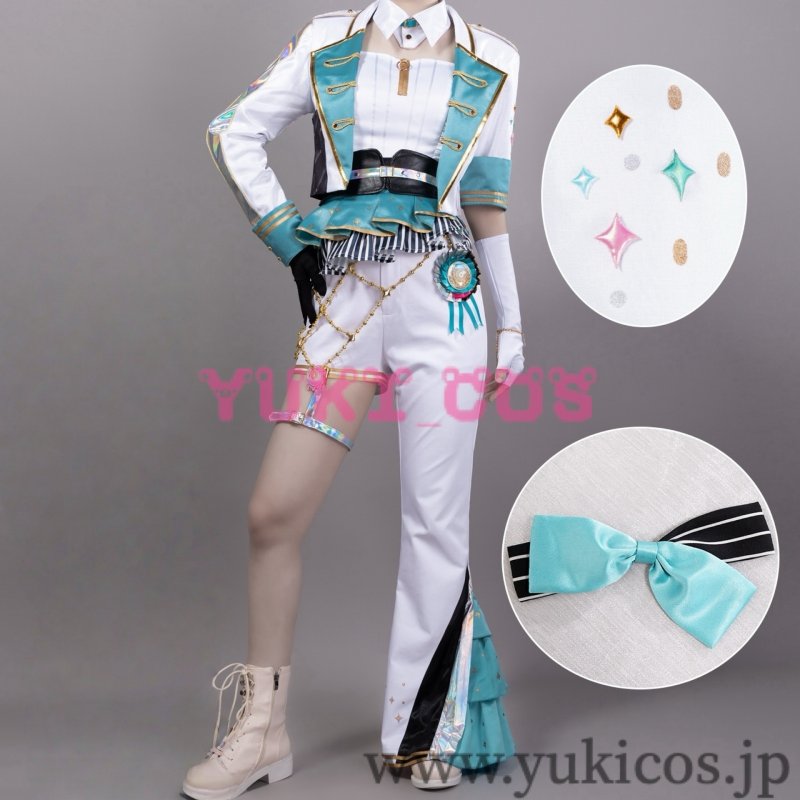 画像1: プロジェクトセカイ　プロセカ　白石杏　五周年感謝祭　コスプレ衣装　送料無料 　 (1)