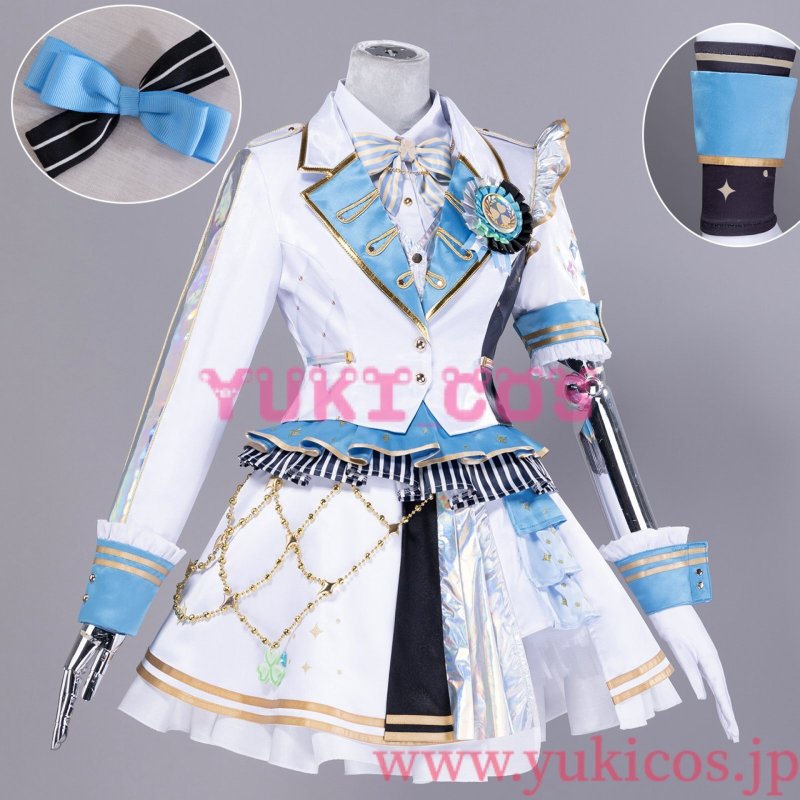 画像1: プロジェクトセカイ　プロセカ　桐谷遥　五周年感謝祭　コスプレ衣装　送料無料 (1)