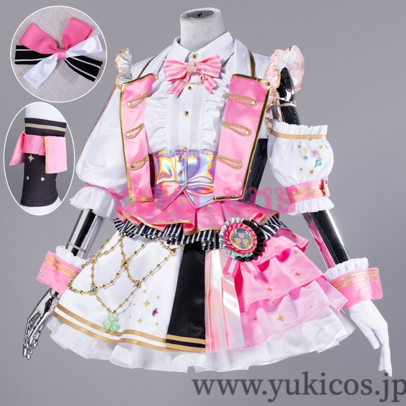 画像1: プロジェクトセカイ　プロセカ　桃井愛莉　五周年感謝祭　コスプレ衣装　送料無料 (1)