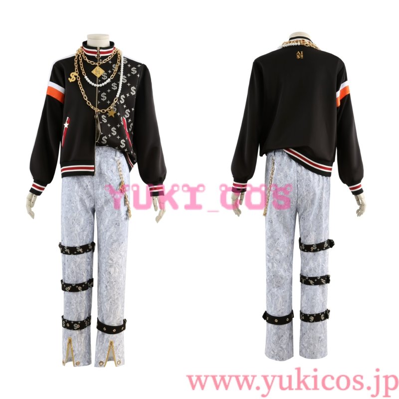 画像1: あんさんぶるスターズ！！　あんスタMusic　⁠SELECTION 10 UNIT SONG 05 記念スカウト『Ai☆$!!』　輝くAi☆$　明星スバル　進むAi☆$　天城一彩　誇るAi☆$　葵ゆうた　荒ぶるAi☆$　天城燐音　渾身のAi☆$　エス　コスプレ衣装　送料無料 (1)