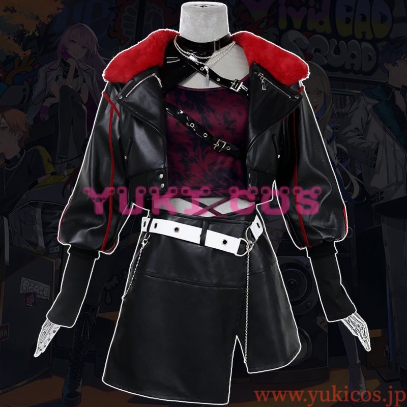 画像1: プロジェクトセカイ　プロセカ　VividBADSQUAD　SHIRAISHI AN　烈火/ULTRA C　白石杏　コスプレ衣装　送料無料 (1)