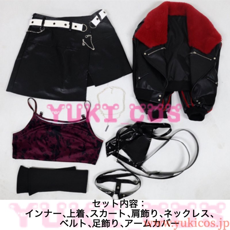 画像2: プロジェクトセカイ　プロセカ　VividBADSQUAD　SHIRAISHI AN　烈火/ULTRA C　白石杏　コスプレ衣装　送料無料 (2)