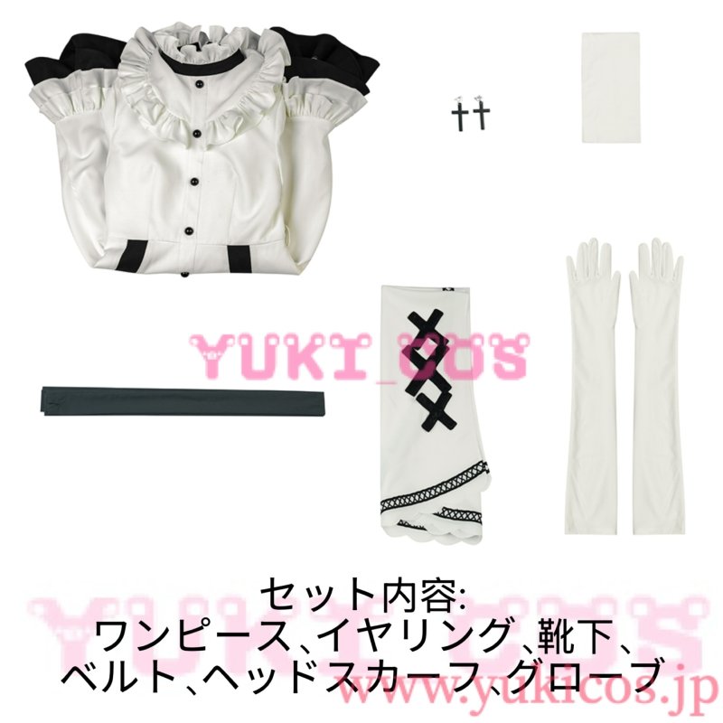 画像2: 魔法少女ノ魔女裁判　まのさば　氷上メルル　コスプレ衣装　送料無料　新バージョン (2)