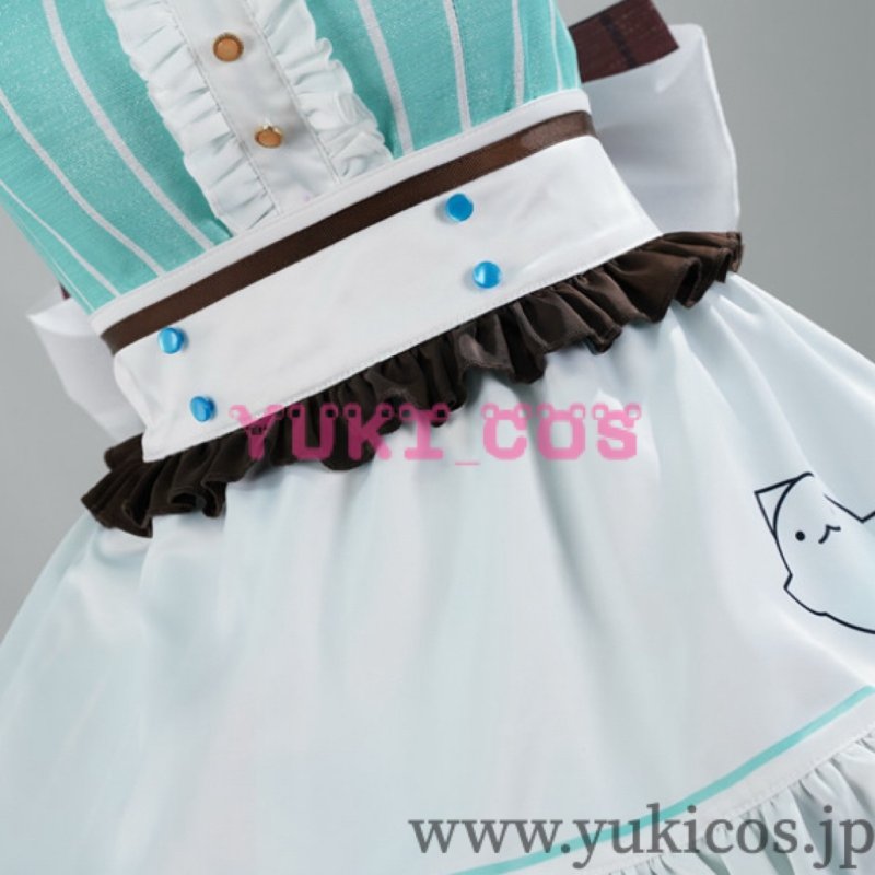 画像5: Vtuber　Mint Fantôme 　ミント・ファントーム　Maid Mint　メイド服　コスプレ衣装　送料無料 (5)