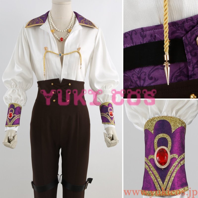 画像5: あんさんぶるスターズ！！　スカウト！ロイヤルフラッシュ　あんスタ　royal flush　天城燐音　羽風薫　七種茨　月永レオ　ロイヤルフラッシュ衣装　コスプレ衣装　送料無料 (5)