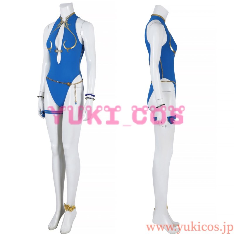 画像3: ストリートファイターV　春麗　チュンリー　水着　コスプレ衣装　送料無料 (3)