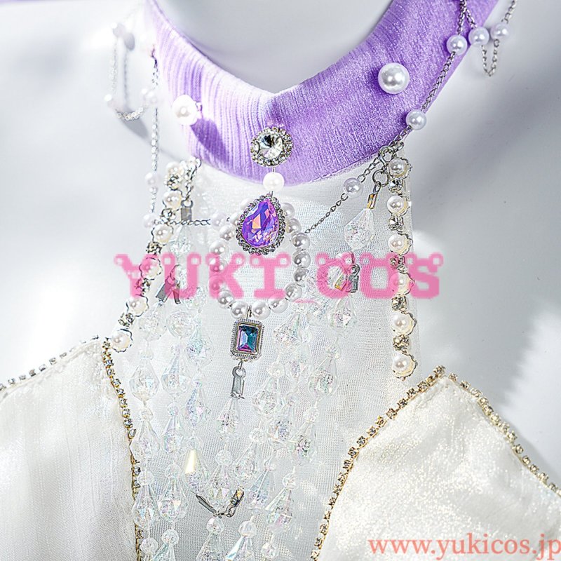 画像4: NARAKA: BLADEPOINT　ナラカ：ブレードポイント　共赴無間・幽夜玲瓏　玉玲瓏　コスプレ衣装　送料無料 (4)