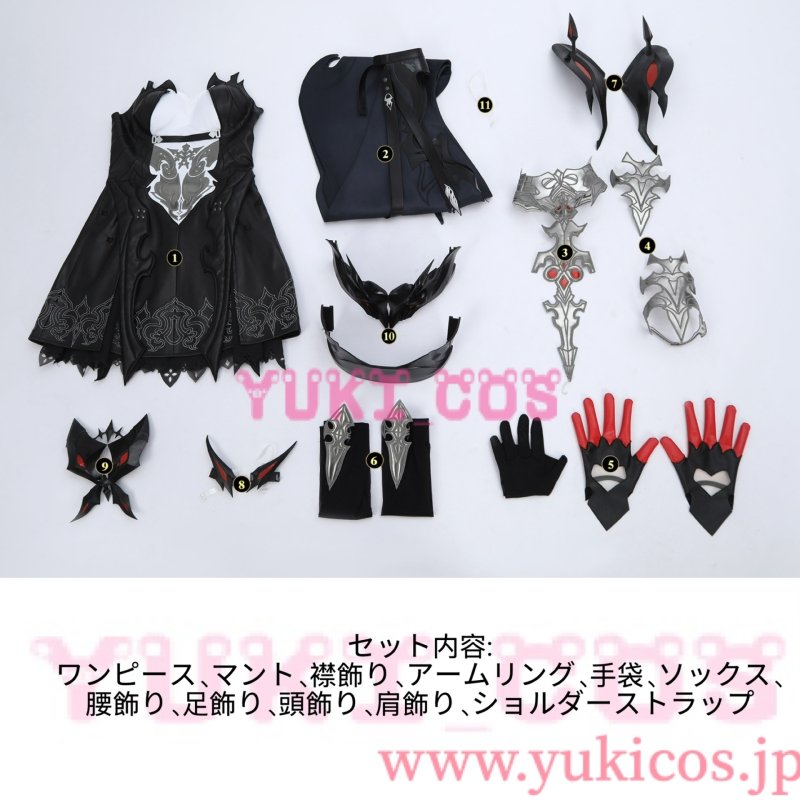 画像2: デュエットナイトアビス　Duet Night Abyss　Berenica　ベレニカ　コスプレ衣装　送料無料 (2)