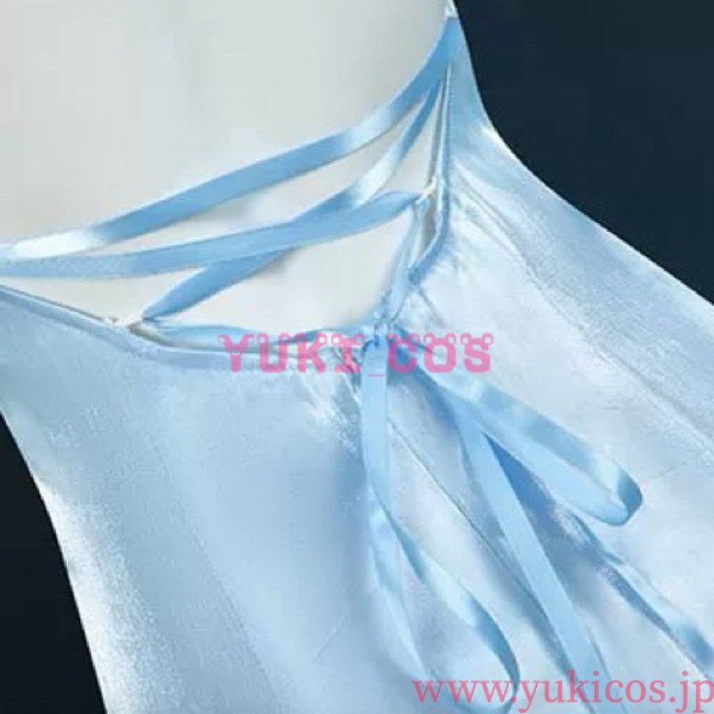 画像8: Re:ゼロから始める異世界生活　リゼロ　Emilia　エミリア　crystal dress　コスプレ衣装　送料無料 (8)