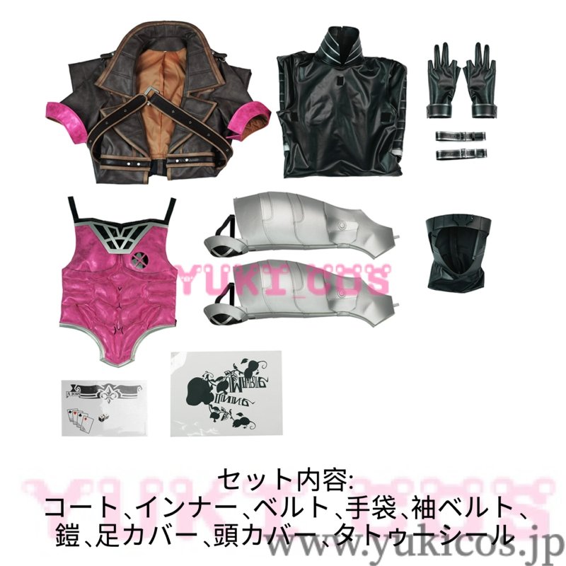 画像2: マーベルライバルズ　Marvel Rivals　Gambit　ガンビット　コスプレ衣装　送料無料 (2)