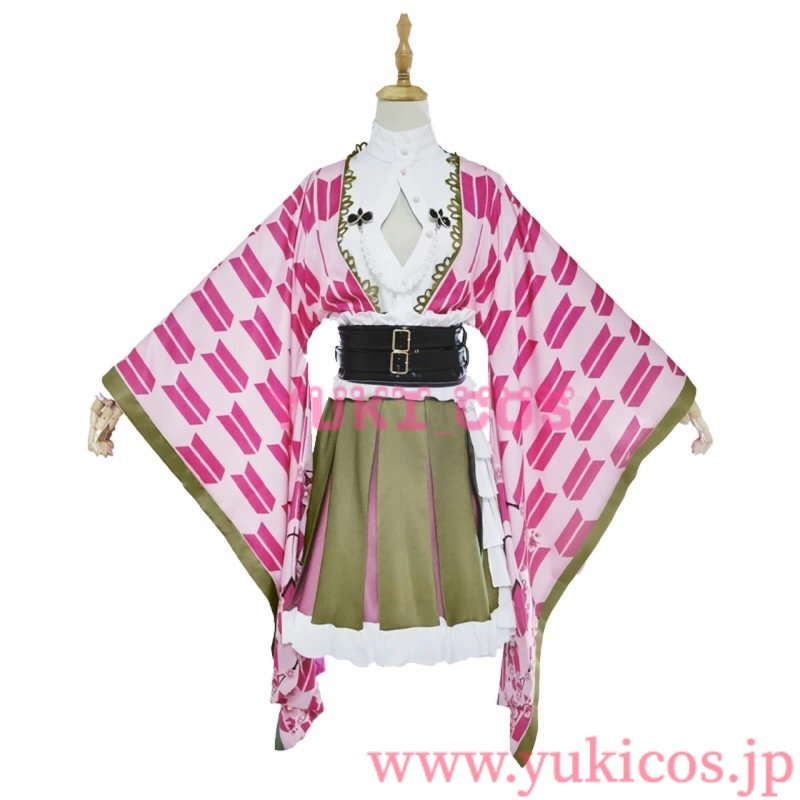 画像1: 鬼滅之刃　鬼滅祭 　甘露寺蜜璃　かんろじみつり　伍周年記念　コスプレ衣装　送料無料 (1)