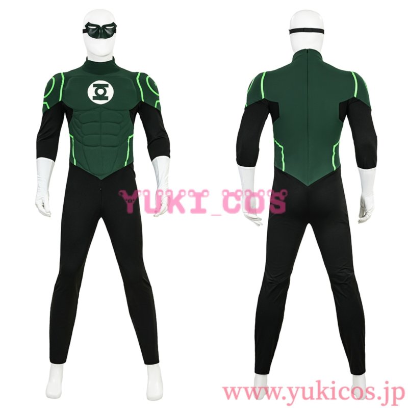 画像1: グリーンランタン　Green Lantern　Hal　Jordan　ハル・ジョーダン　コスプレ衣装　送料無料 (1)