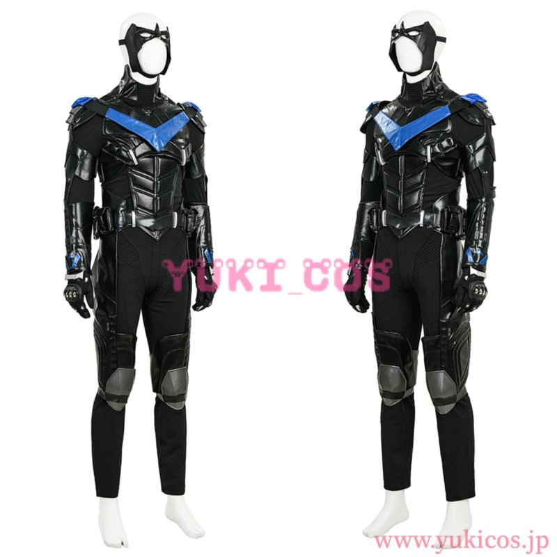 画像3: Batman: Arkham Knight　バットマン:ア一カムナト　Nightwing　ナイトウィング　コスプレ衣装　送料無料 (3)