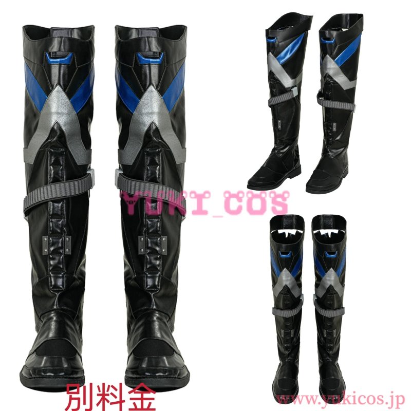 画像14: Batman: Arkham Knight　バットマン:ア一カムナト　Nightwing　ナイトウィング　コスプレ衣装　送料無料 (14)