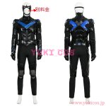 画像1: Batman: Arkham Knight　バットマン:ア一カムナト　Nightwing　ナイトウィング　コスプレ衣装　送料無料 (1)