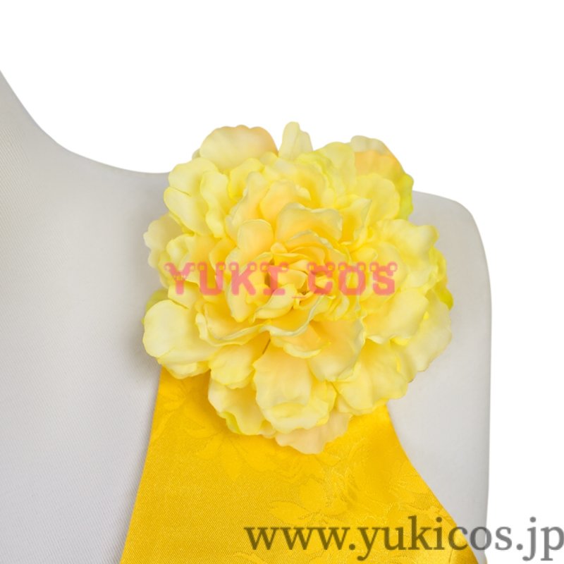 画像4: ズートピア2　Zootopia2　Judy Hopps　ジュディ　short yellow dress　コスプレ衣装　送料無料 (4)