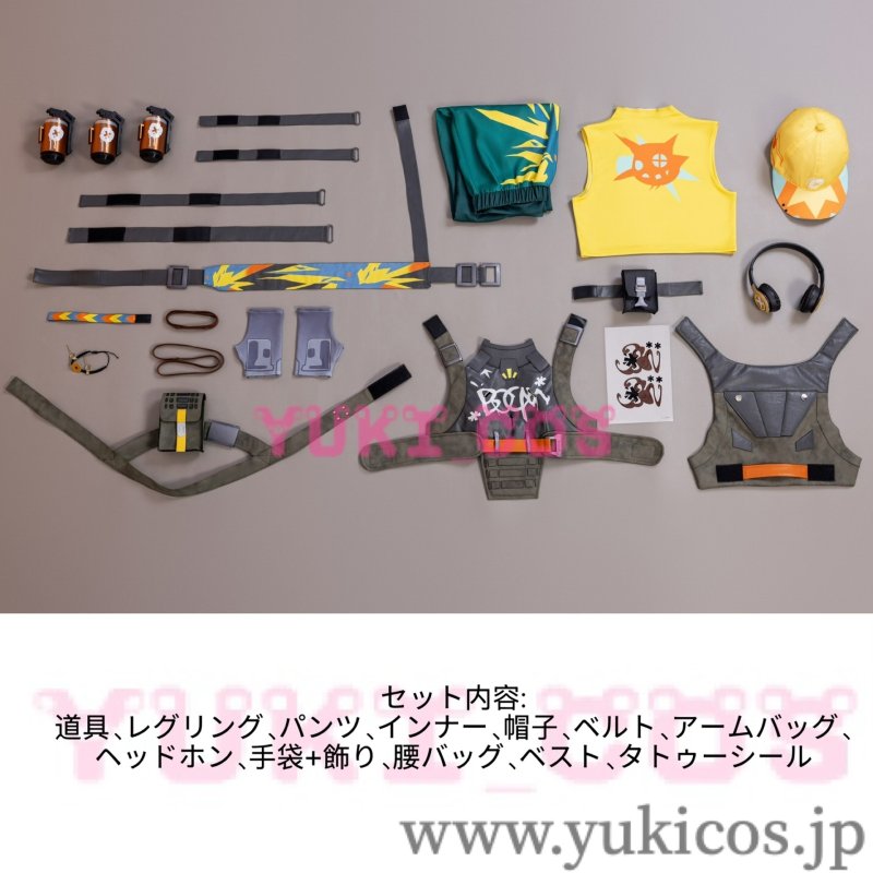 画像2: VALORANT　ヴァロラント　Raze　レイズ　コスプレ衣装　送料無料 (2)