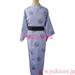 画像1: 銀魂　坂田銀時　さかたぎんとき　浴衣　コスプレ衣装　送料無料 (1)