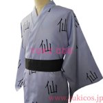 画像2: 銀魂　坂田銀時　さかたぎんとき　浴衣　コスプレ衣装　送料無料 (2)