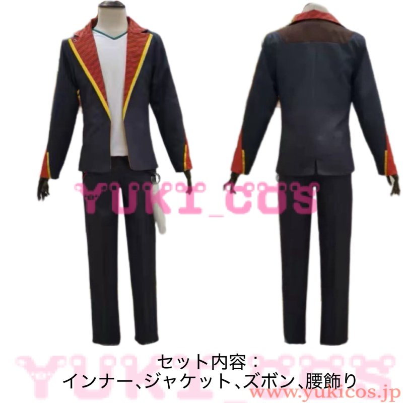 画像2: バーチャルYouTuber Vtuber にじさんじ　伏見ガク　ふしみがく　通常服　コスプレ衣装　送料無料 (2)