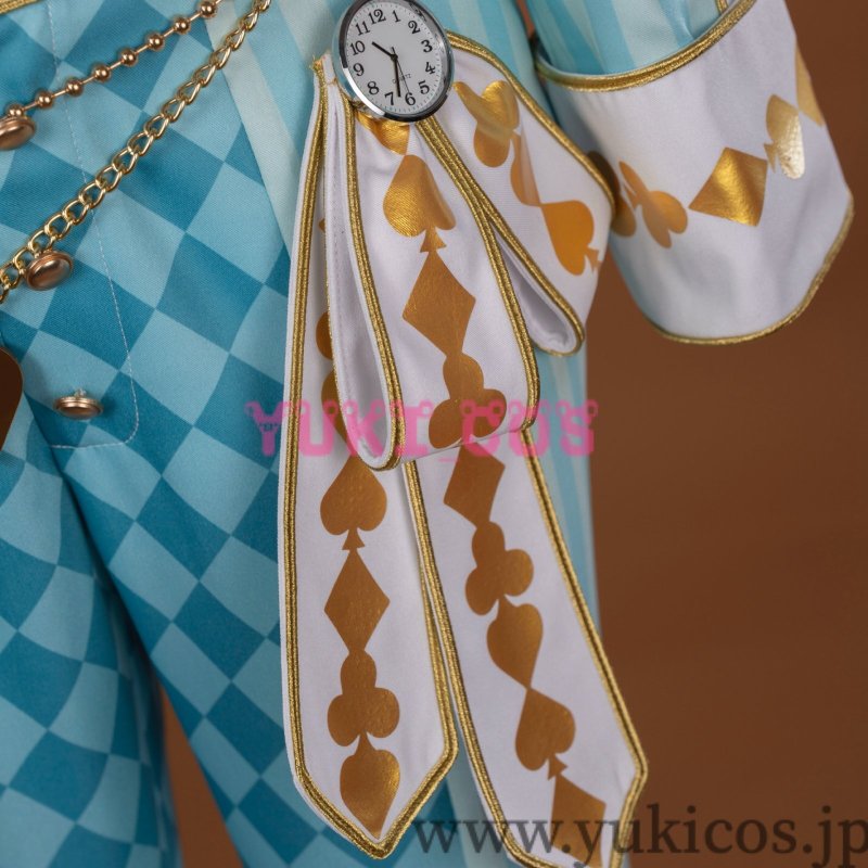 画像9: ツイステッドワンダーランド　ツイステ　薔薇の王国のホワイトラビットフェス　Floyd　フロイド　コスプレ衣装　送料無料　刺繍版 (9)