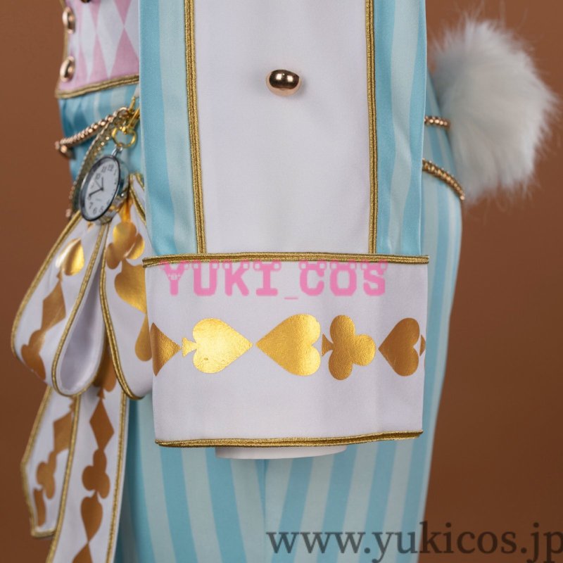 画像7: ツイステッドワンダーランド　ツイステ　薔薇の王国のホワイトラビットフェス　Floyd　フロイド　コスプレ衣装　送料無料　刺繍版 (7)