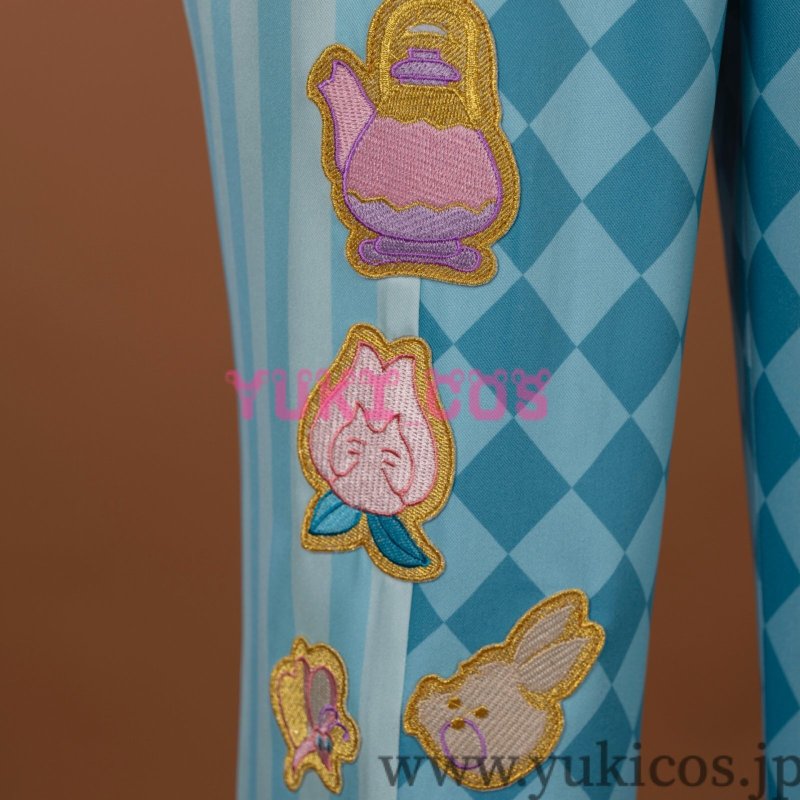 画像10: ツイステッドワンダーランド　ツイステ　薔薇の王国のホワイトラビットフェス　Floyd　フロイド　コスプレ衣装　送料無料　刺繍版 (10)