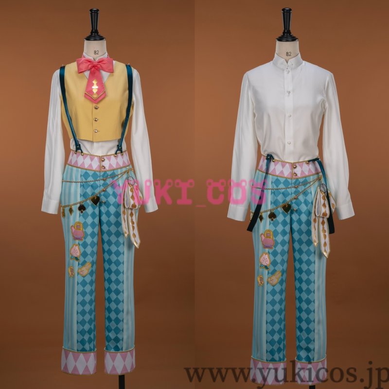 画像4: ツイステッドワンダーランド　ツイステ　薔薇の王国のホワイトラビットフェス　Floyd　フロイド　コスプレ衣装　送料無料　刺繍版 (4)