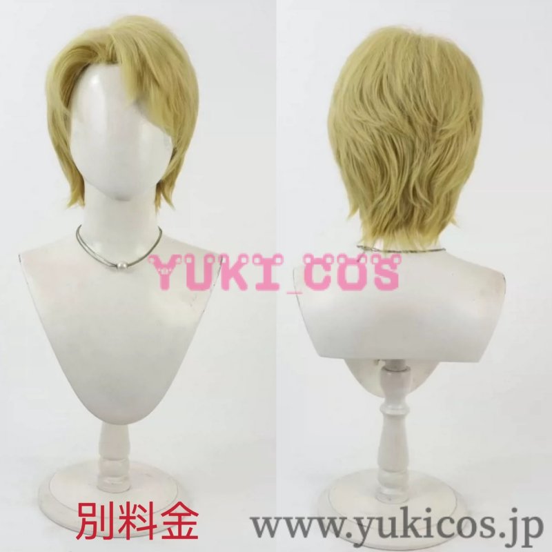 画像1: 機動戦士ガンダム　Mu La Flaga　ムウ・ラ・フラガ　コスプレウィッグ　送料無料 (1)